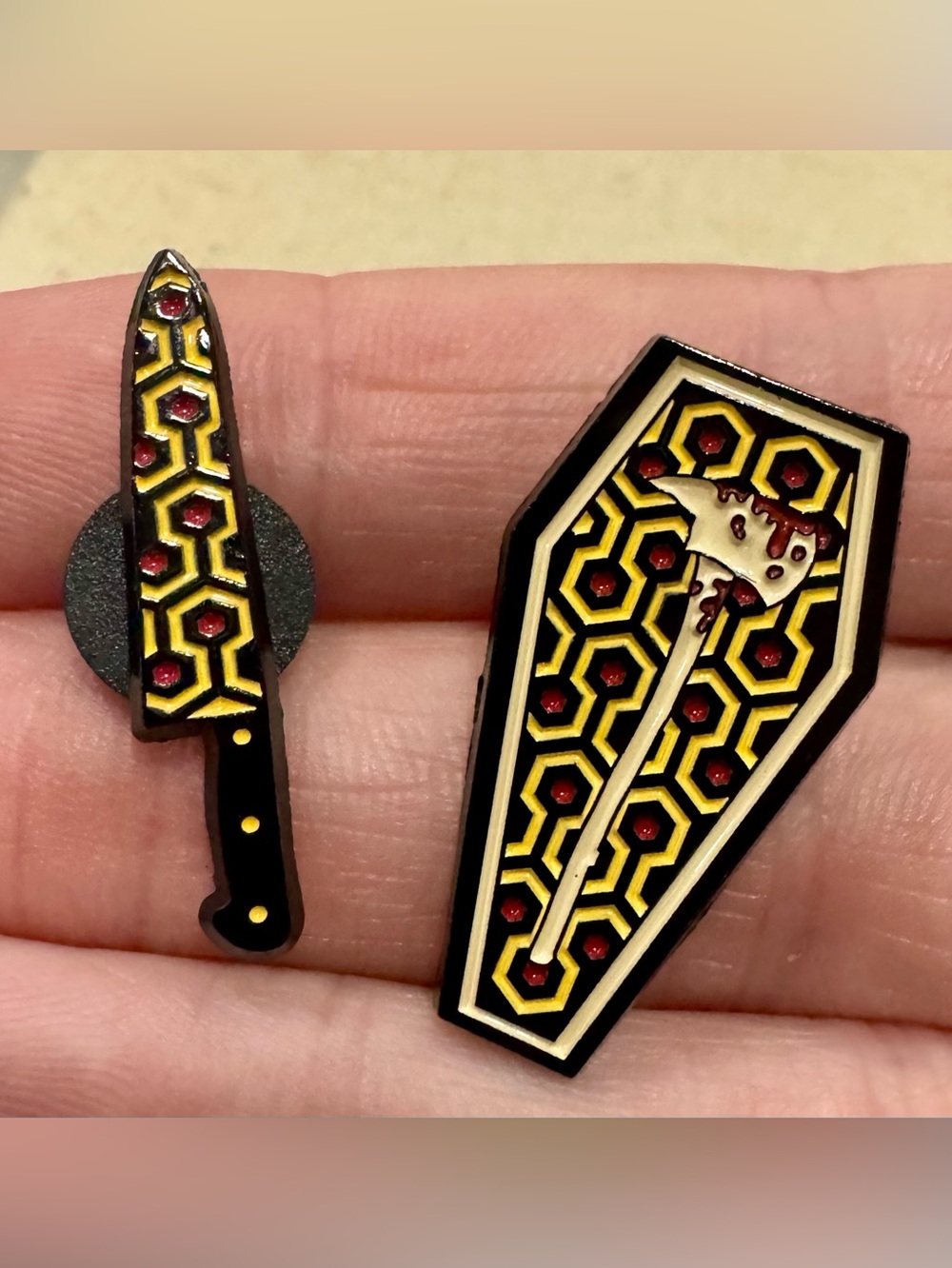 The Shining Overlook Hotel Themed Enamel Pins - Picture 10 of 11
